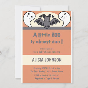 Süße Halloween-Baby-Party Einladung