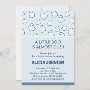 Süße Halloween-Baby-Shower-Einladungen Einladung