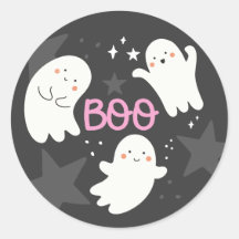 Süße Halloween-Geister BOO