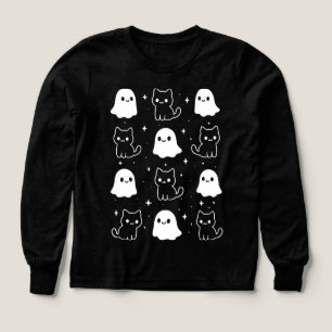 Süße Halloween-Geister Kawaii Kätzchen