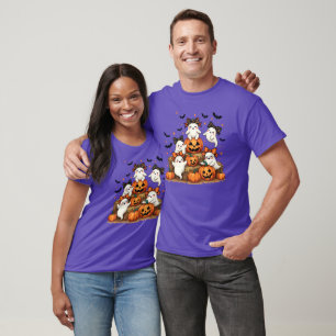 Süße Halloween-Geister mit Coquette-Schleifen und  T-Shirt