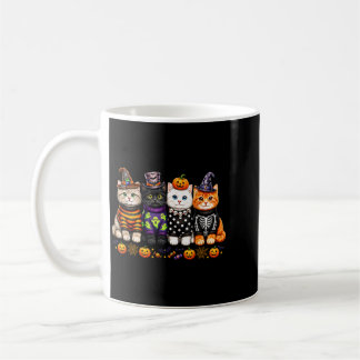 Süße Halloween-Katzenliebhaber niedliche gruselige Kaffeetasse