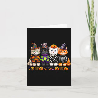 Süße Halloween-Katzenliebhaber niedliche gruselige Karte