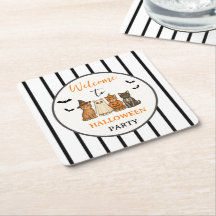 Süße Halloween-Katzenparty zum Gruseln