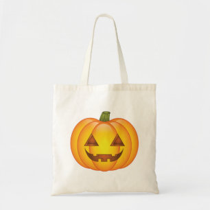 Süße Halloween-Kürbis-Cartoon-Illustration Tragetasche