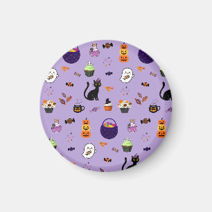 Süße Halloween-Leckerei-Party Magnet