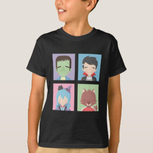 Süße Halloween-Monster-Kinder-T-Shirt T-Shirt