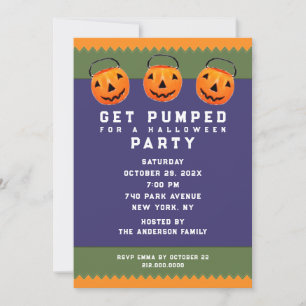 Süße Halloween-Party Einladung