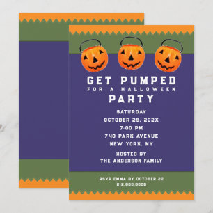 Süße Halloween-Party Einladung