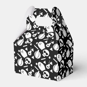 Süße Halloween-Schädel-Konfetti-Kürbis-Sprinkles Geschenkschachtel