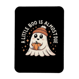 Süße Halloween-Schwangerschaftsankündigung Magnet