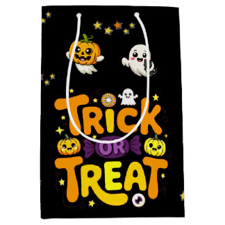 Süße Halloween-Süßigkeiten-Tasche für Kinder zum T Mittlere Geschenktüte
