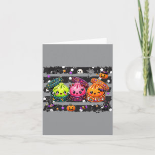 Süße Halloween Teigtasche Kawaii Gruseliges Essen Karte
