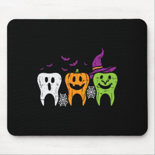 Süße Halloween-Zahnfee Kürbis Hexe Dental Mousepad