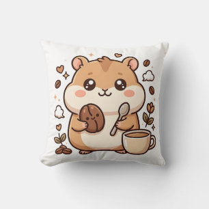 Süße Hamster-Kaffeewurfkissen Kissen