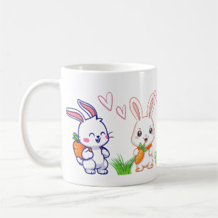 Süße Hasen-Tasse Kaffeetasse