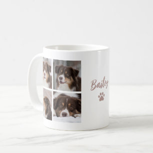 Süße Haustier-Hund-Individuelle 8-Foto-Collage Kaffeetasse
