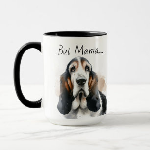 Süße Haustier-Mama Basset Hound Personalisierbarer Tasse