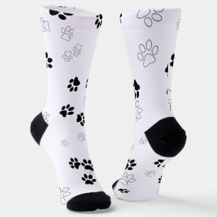 Süße Haustier-Pfotenabdrücke Socken