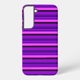 Süße heiße schwarze violette Streifen Samsung Galaxy Hülle