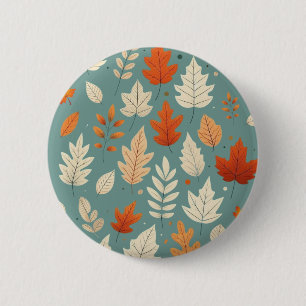Süße Herbstblätter Button
