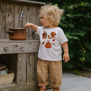 Süße Herbstfreunde-T-Shirt für Kleinkinder Kawai Kleinkind T-shirt