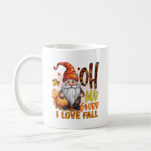 Süße Herbstliebhaber-Gnome Kaffeetasse