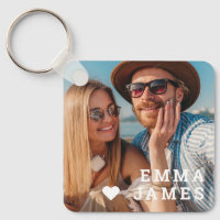Süße Herz-Foto-Personalisierte Partnernamen