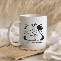 Süße Herz-Tasse zum Valentinstag