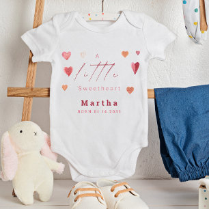 Süße Herzen Little Sweetheart Neugeborenen-Mädchen Baby Strampler