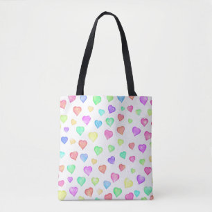 Süße Herzen Tote Bag Tasche