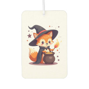 Süße Hexen-Fuchs � Magisches Halloween-Tier-T-Shir Autolufterfrischer