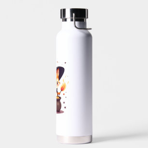 Süße Hexen-Fuchs � Magisches Halloween-Tier-T-Shir Trinkflasche