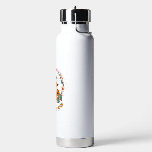 Süße Hexen-Stimmung Halloween Highland-Kuh Schwarz Trinkflasche