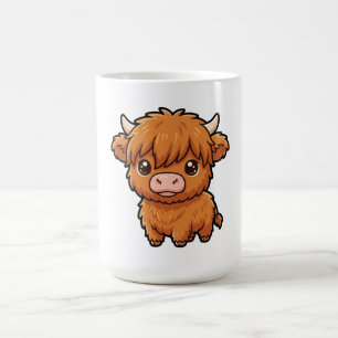 Süße Highland-Kuh-Baby-Tasse Kaffeetasse