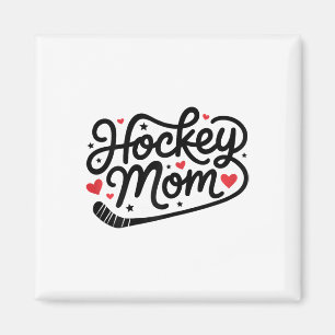 Süße Hockey-Mutter Hockey-Spielerin Mutter Magnet