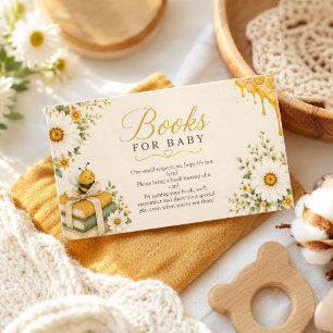 Süße Honigbiene Babybücher für Baby Begleitkarte