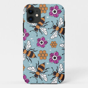 Süße Honigbienen-Muster Case-Mate iPhone Hülle