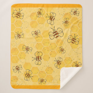 Süße Honigbienen summen Sherpadecke