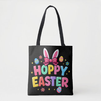 Süße Hoppelnde Osterhasenohren Bunte Ostereier Tasche