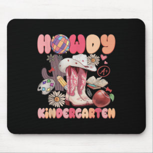 Süße Howdy Kindergarten Cowboy Cowgirl Stiefel zur Mousepad