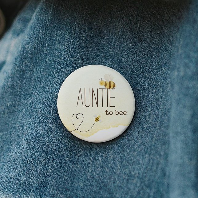 Süße Hummel-Baby-Party-Tante-Button Button (Von Creator hochgeladen)