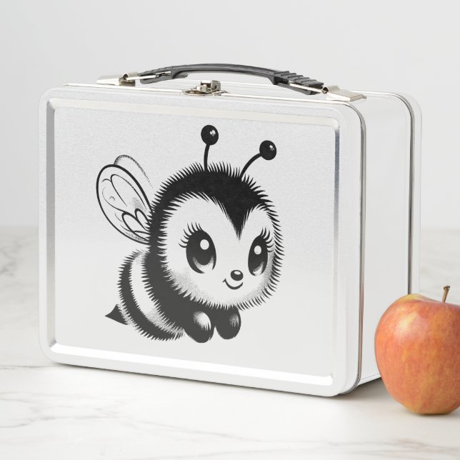 Süße Hummel Metall Brotdose (Beispiel)