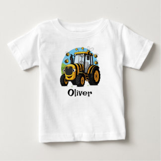 Süße Hummel-Traktor Baby T-shirt
