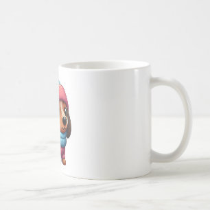 Süsse Hund Hund Hund Hundshund Mawdock Hundklumpen Kaffeetasse