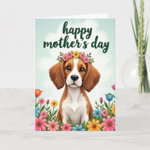 Süße Hund Karte für meine Frau