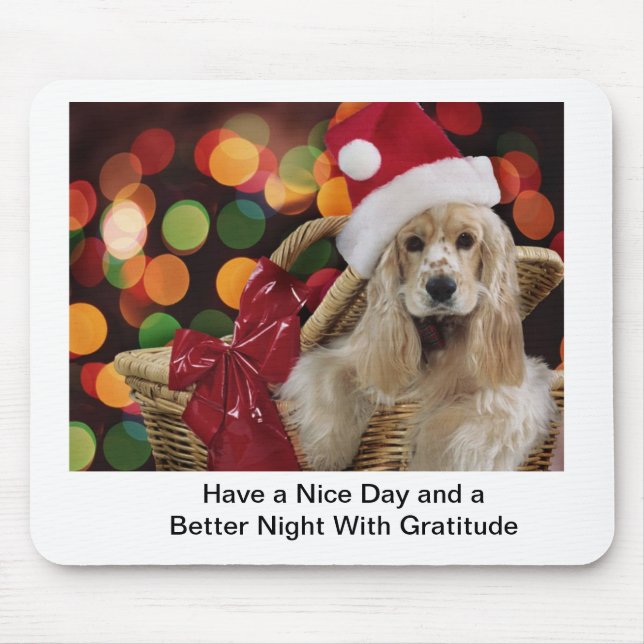 Süße Hund-Mauspad Mousepad (Vorne)