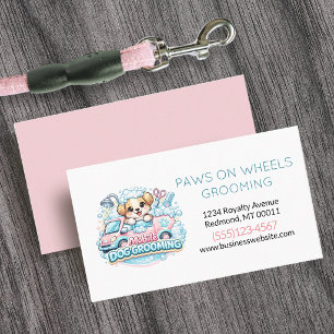 Süße Hund Mobile Pet Grooming Service  Visitenkarte