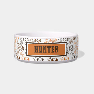 Süße Hündchen Halsband Napf