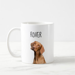 Süße Hunde-Foto-Tasse mit Namen Kaffeetasse